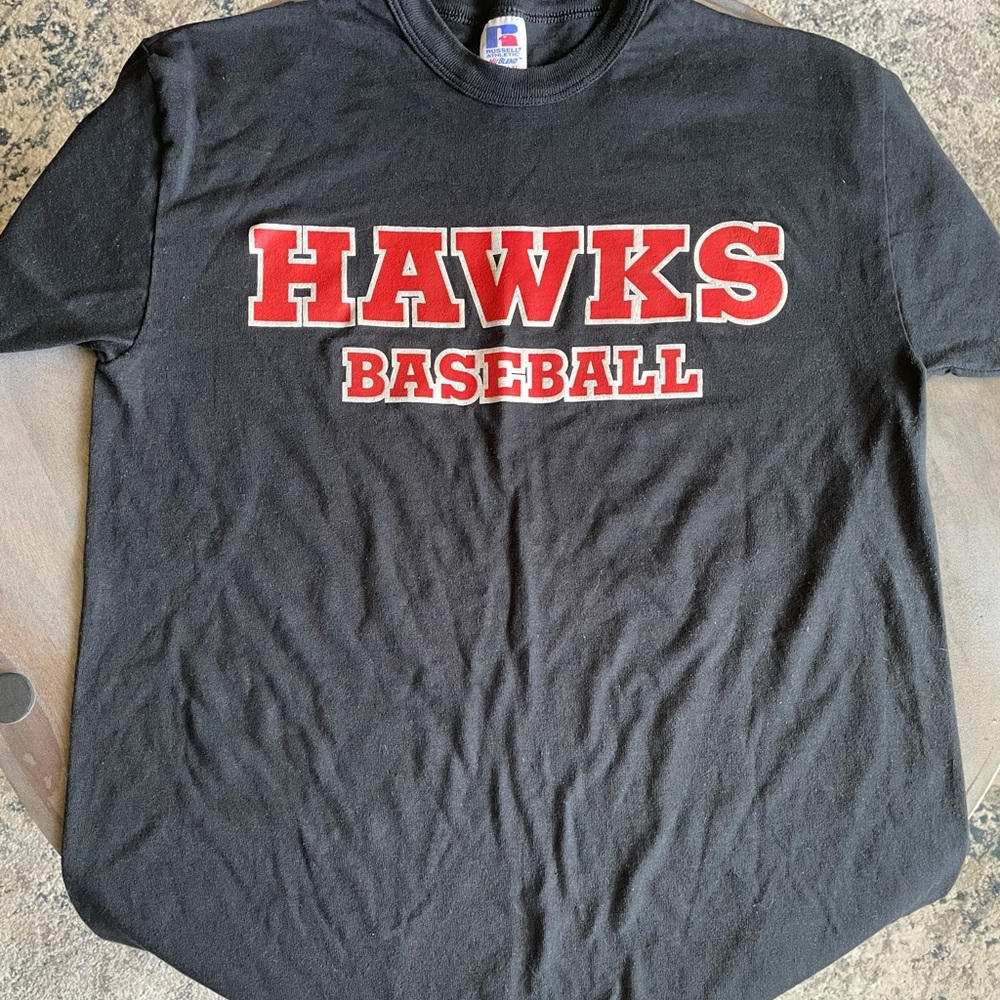 Vintage Hawks Baseball T Shirt Sz. Y XL